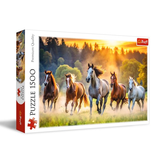 Trefl cavalli selvaggi - cavalli, puzzle