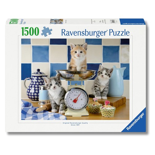 Puzzle 1500 pezzi - pezzi, gattini
