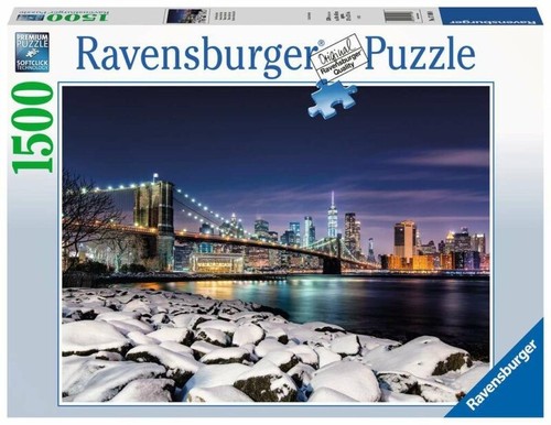 Puzzle 1500 inverno new york - puzzle,