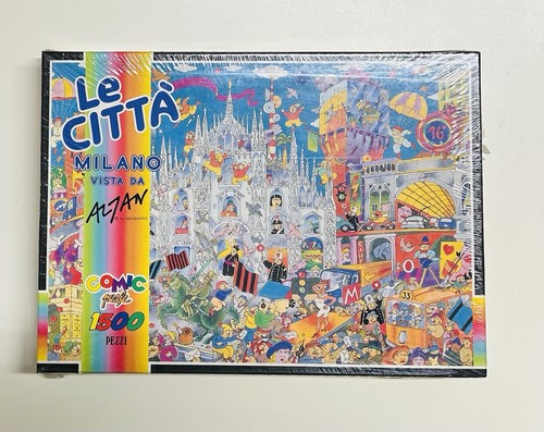 Puzzle città milano - “le, milano”